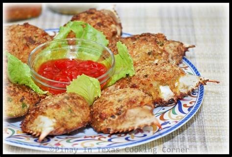 Rellenong Alimasag Recipe (Stuffed Crab).